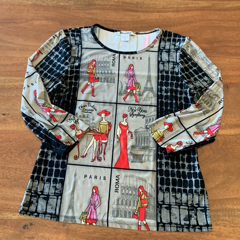Women’s Nygard T-shirt Ladies in Red - Picture 2 of 6